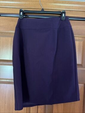 Worthington Deep Purple Pencil Skirt